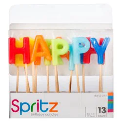 13ct Happy Birthday Pick Birthday Candle - Spritz™
