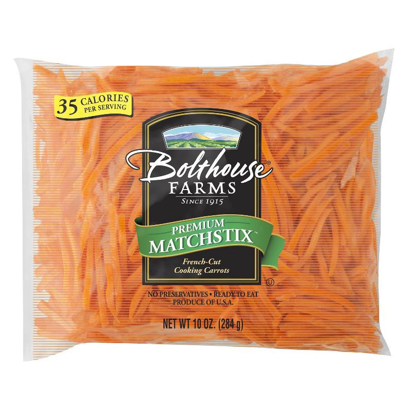 slide 1 of 1, Bolthouse Farms Premium Matchstix French-Cut Cooking Carrots - 10oz, 10 oz