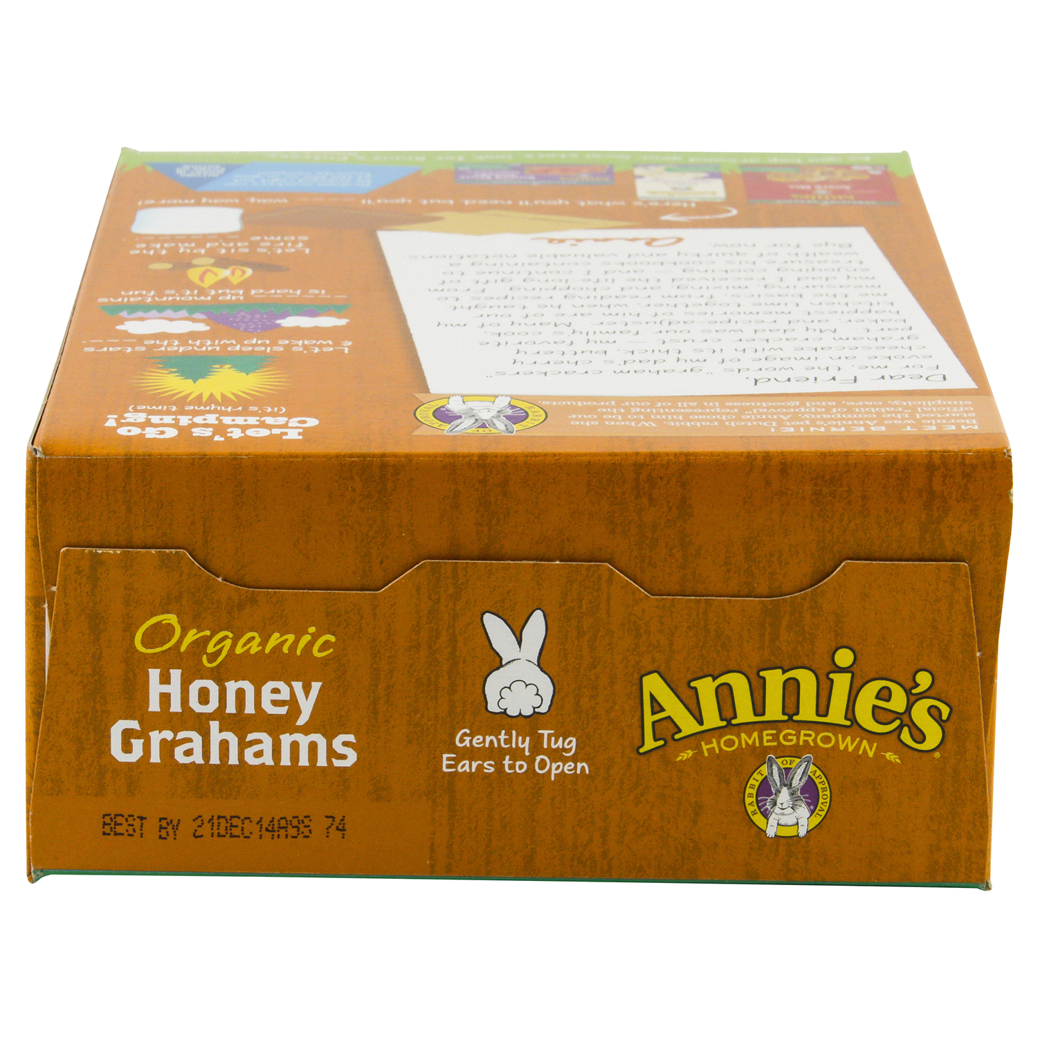slide 4 of 4, Annie's Organic Honey Graham Crackers, Made With Whole Grain, 14.4 oz, 14.4 oz