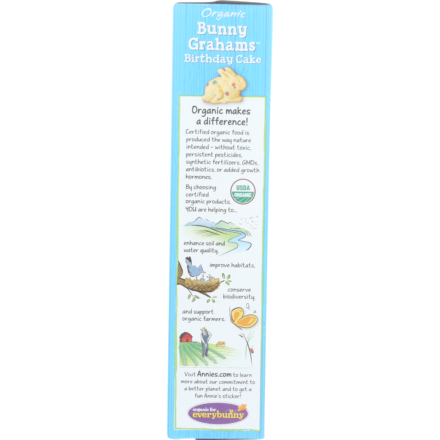 slide 2 of 4, Annie's Organic Birthday Cake Bunny Graham Snacks, 7.5 oz, 7.5 oz