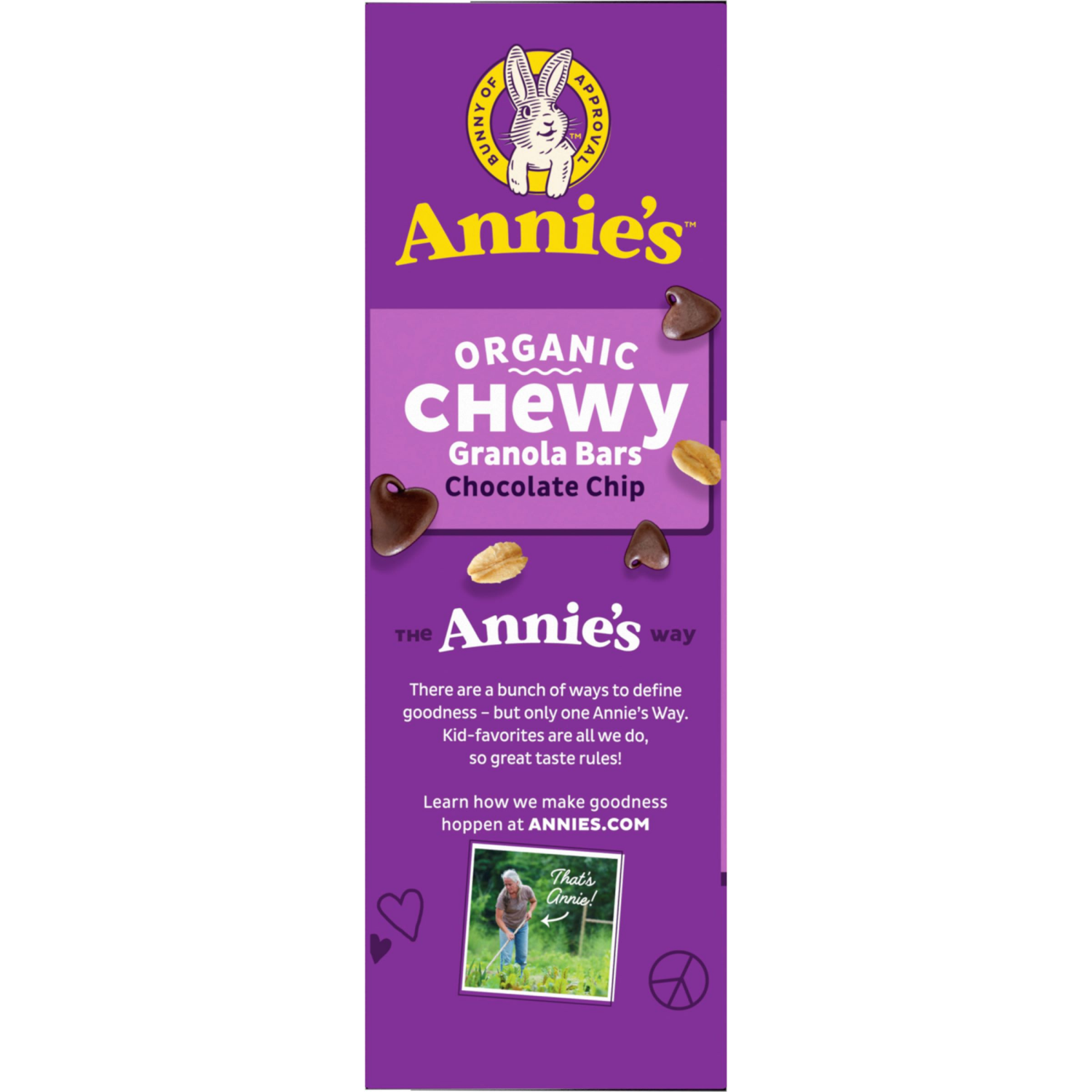 slide 3 of 6, Annie's Organic Chewy Granola Bars, Chocolate Chip, 12 ct, 12 ct