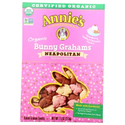 Annie's Organic Bunny Grahams Snacks, Neapolitan, 7.5 oz