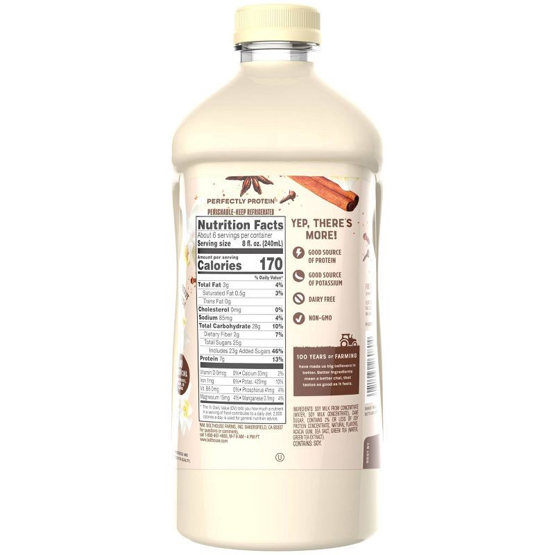 slide 4 of 5, Bolthouse Farms Protein Vanilla Chai Tea - 52oz, 52 oz