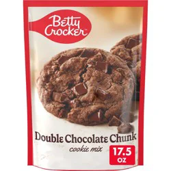 Betty Crocker Double Chocolate Chunk Cookie Mix - 17.5oz