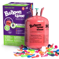 Balloon Time 8.9 cu ft Helium Balloon Kit