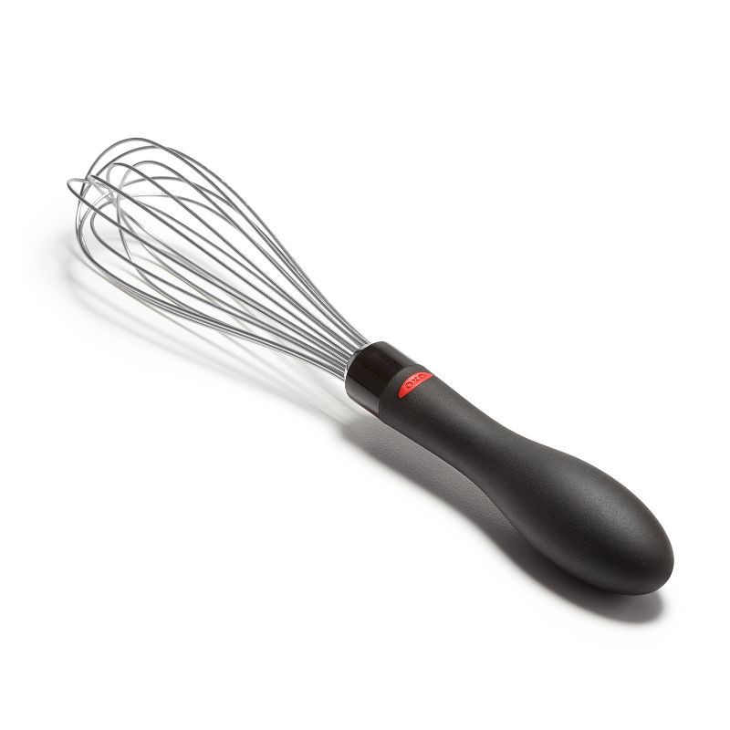 slide 2 of 5, OXO 9" Softworks Whisk: Stainless Steel & Thermoplastic, Dishwasher-Safe Kitchen Tool, Small Balloon Wire Whisk, 1 ct