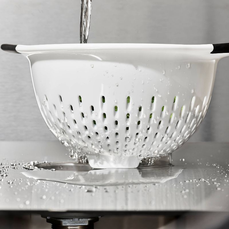 slide 3 of 7, OXO Softworks Colander with Black Handles, 1 ct