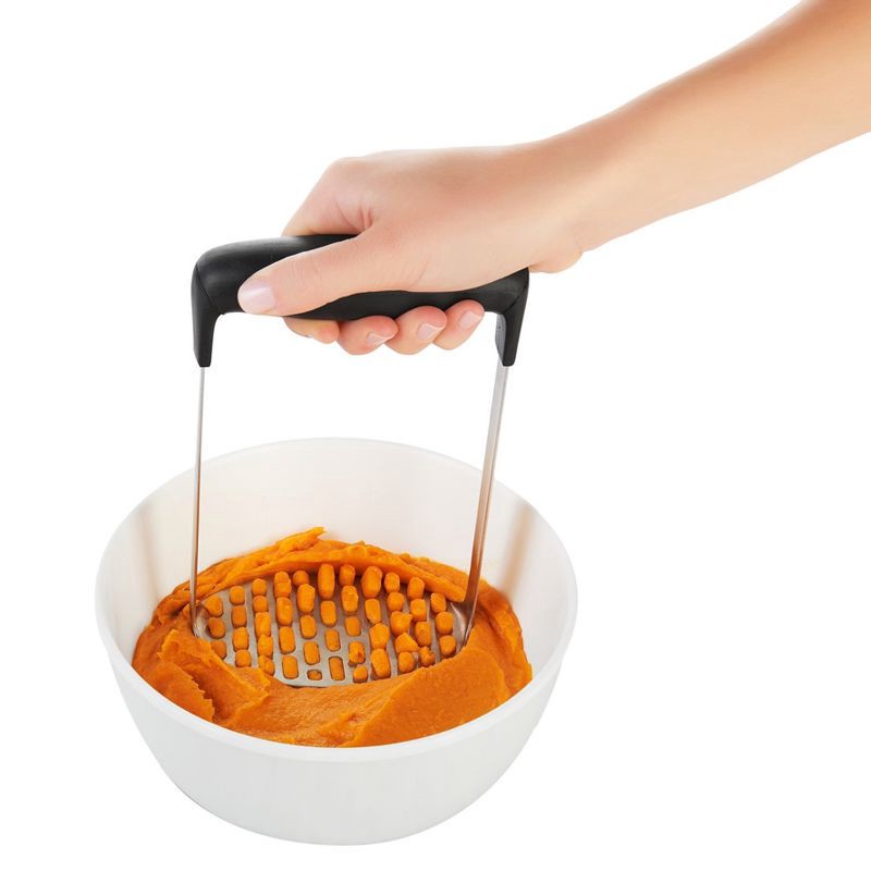 slide 3 of 3, OXO Smooth Potato Masher, 1 ct