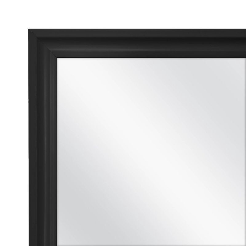 slide 2 of 5, 13.5" x 49.5" Framed Door Mirror Black - Room Essentials™: Modern Style, Polystyrene Frame, No Assembly Required, 1 ct