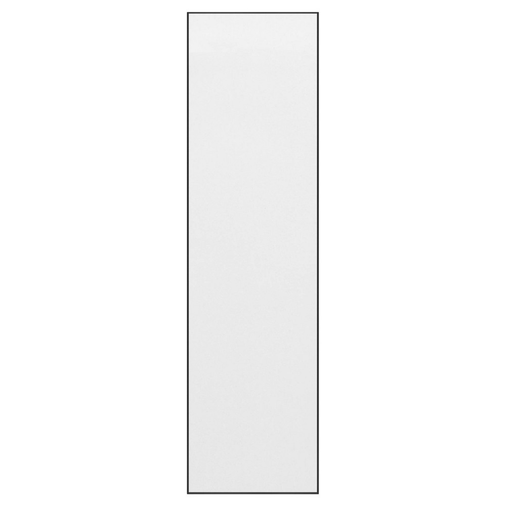 slide 3 of 5, 13.5" x 49.5" Framed Door Mirror Black - Room Essentials, 1 ct