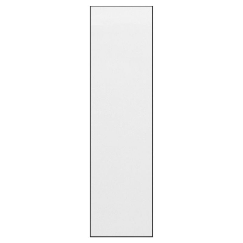 slide 3 of 5, 13.5" x 49.5" Framed Door Mirror Black - Room Essentials™, 1 ct