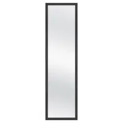 13.5" x 49.5" Framed Door Mirror Black - Room Essentials™