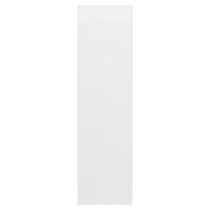 slide 3 of 5, 13.5" x 49.5" Framed Door Mirror White - Room Essentials™: Modern Style, Hangs Horizontally/Vertically, 1 ct