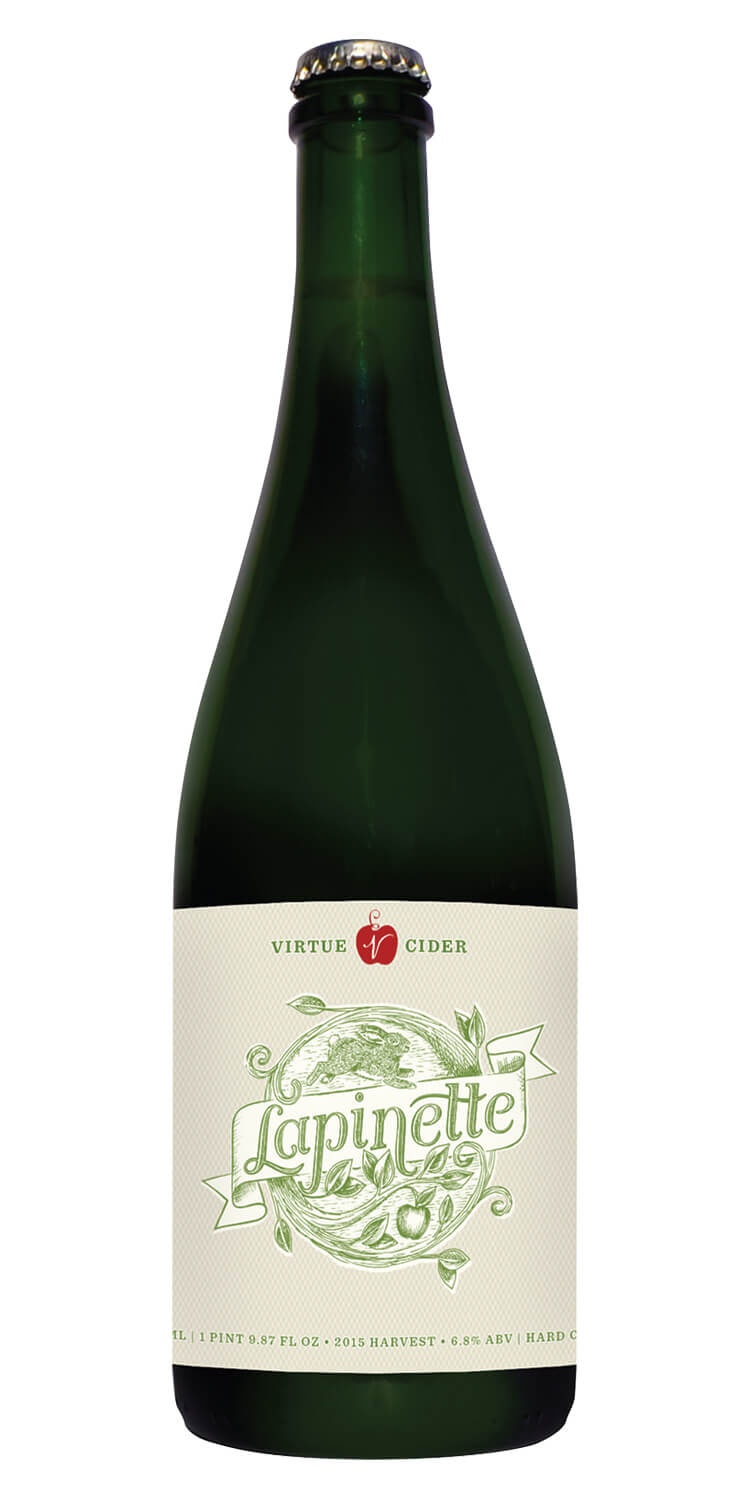 slide 1 of 1, Virtue Cider Lapinette, 25.4 oz