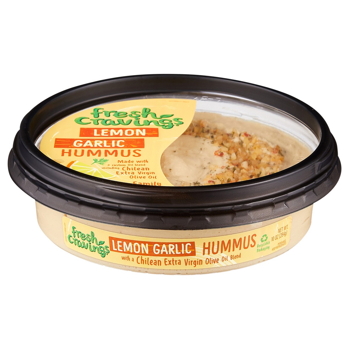slide 1 of 1, Fresh Cravings Lemon Garlic Hummus 10 oz, 10 oz