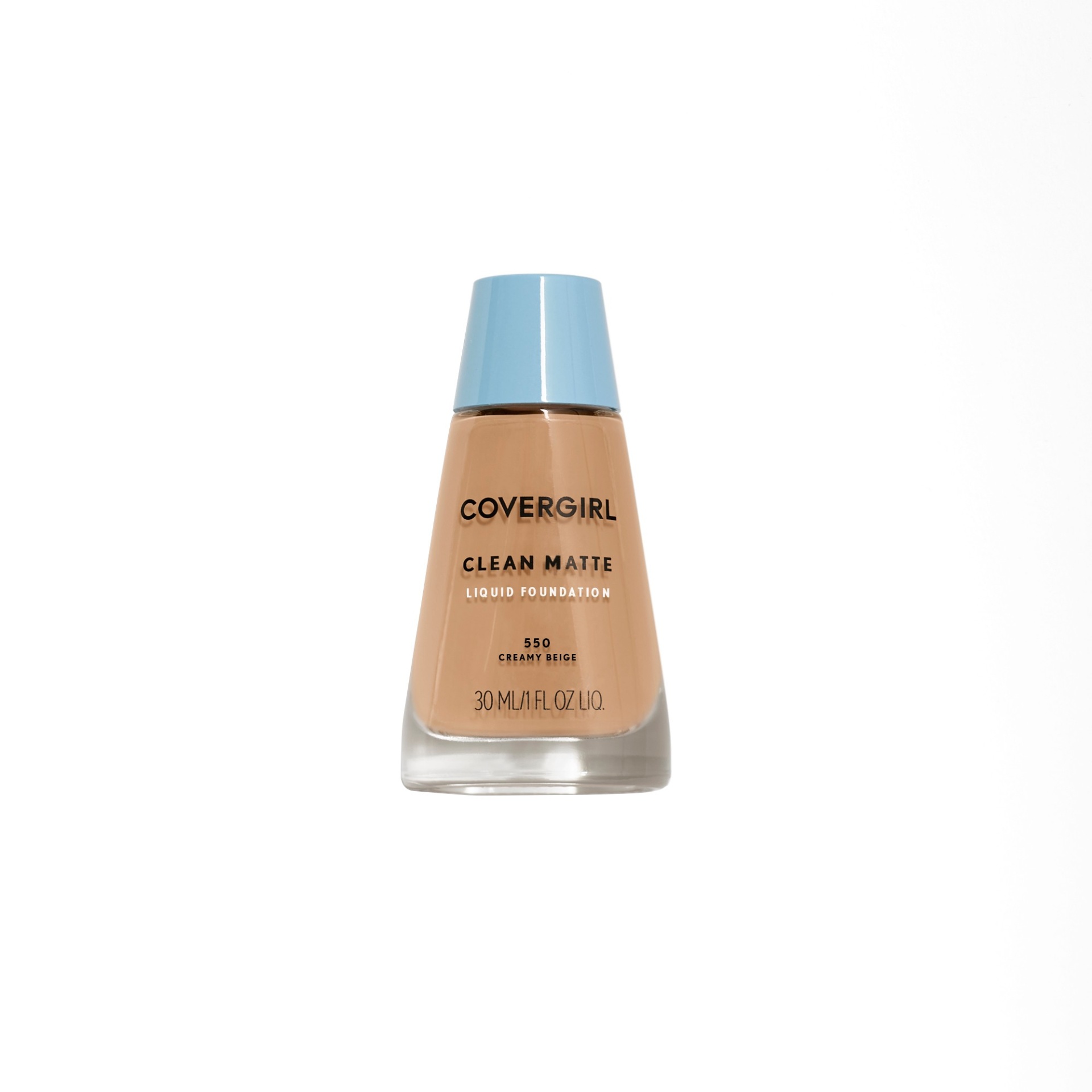 slide 1 of 4, Covergirl Clean Matte Foundation - 550 Creamy Beige, 1 fl oz