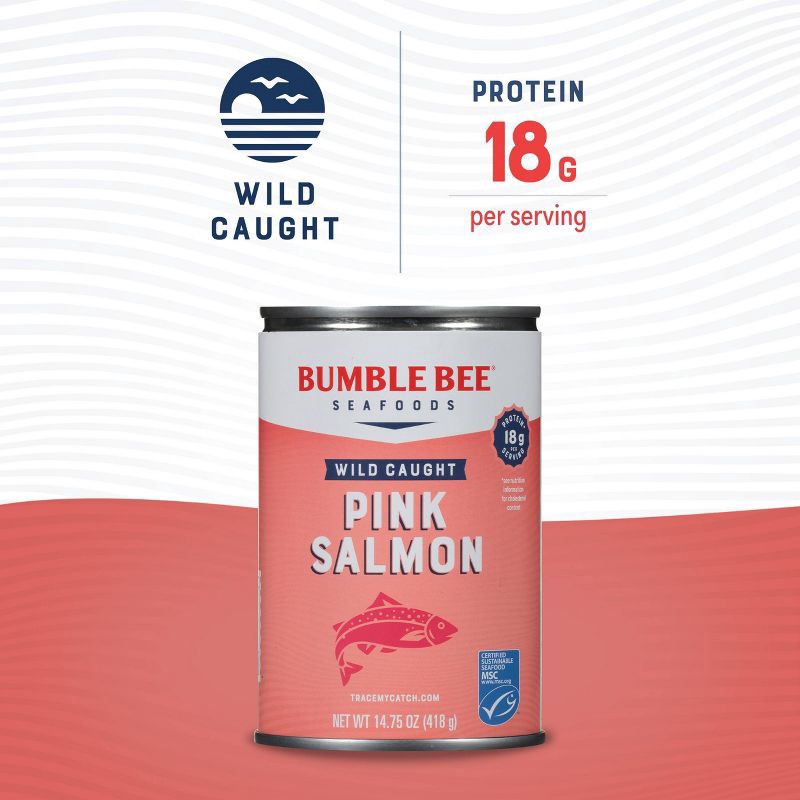 slide 6 of 8, Bumble Bee Premium Wild Pink Salmon 14.75oz, 14.75 oz