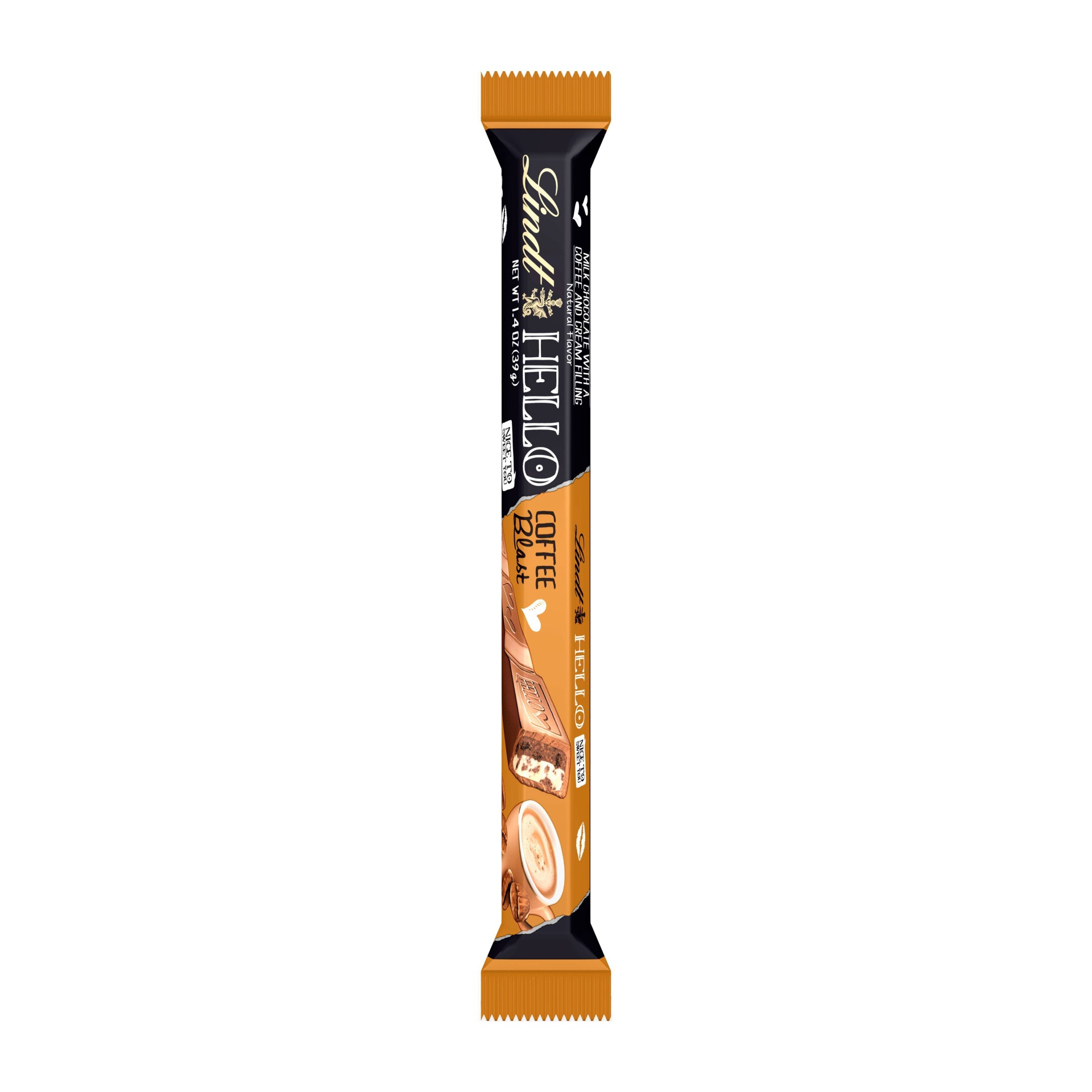 slide 1 of 1, Lindt Lindor Hello My Name Is Coffee Blast Stick, 1.4 oz