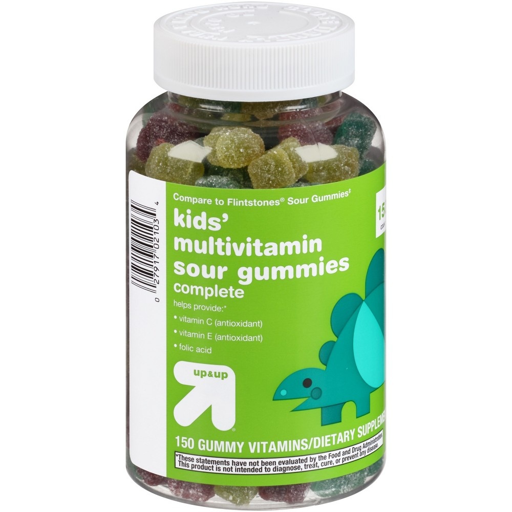 slide 2 of 3, up & up Children's Sour Multivitamin Dietary Supplement Gummies, 150 ct