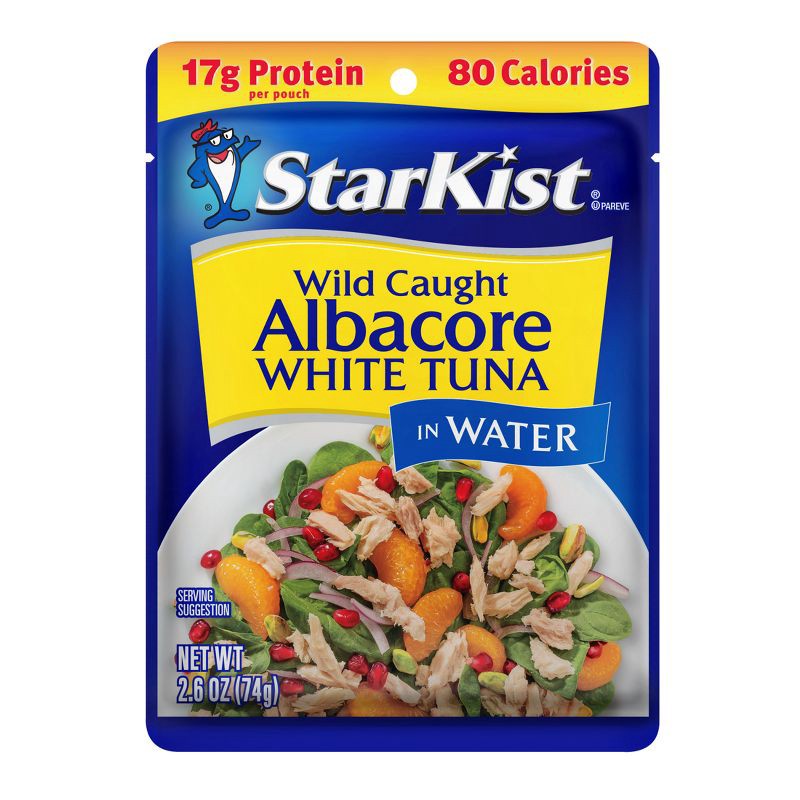 slide 1 of 5, StarKist Albacore White Tuna Pouch - 2.6oz, 2.6 oz