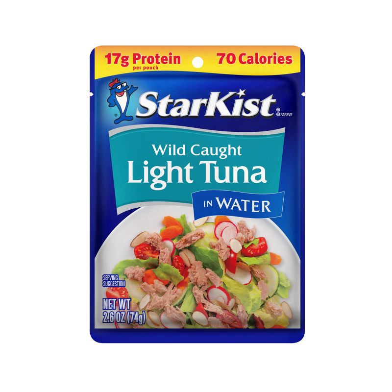 slide 1 of 5, StarKist Chunk Light Tuna in Water Pouch - 2.6oz, 2.6 oz