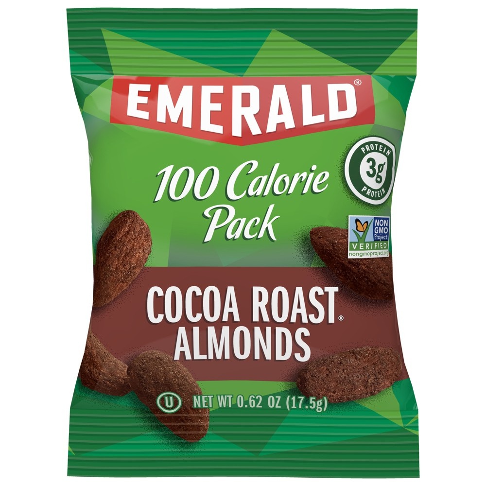 Emerald Dark Chocolate Cocoa Roast Almonds 100 Calorie 7 ct Shipt