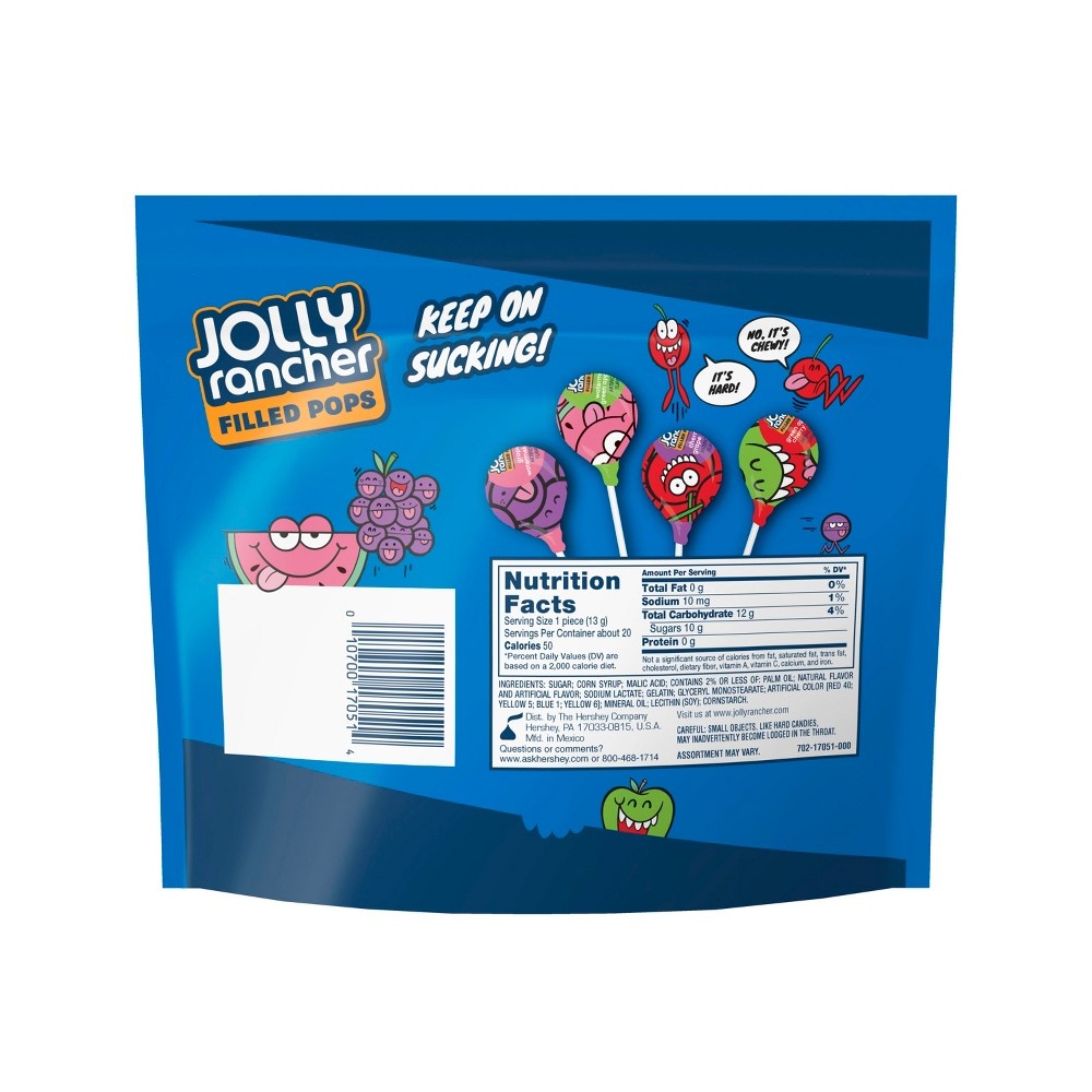 slide 2 of 2, Jolly Rancher Filled Pops, 20 ct; 10.8 oz