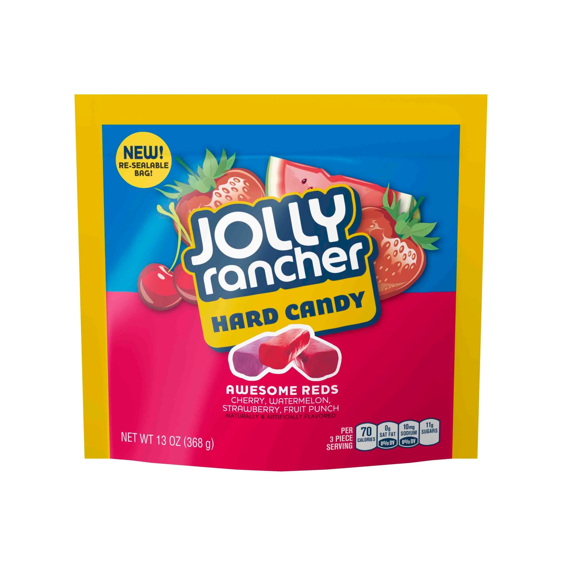 slide 1 of 6, Jolly Rancher Awesome Reds Hard Candies, 13 oz