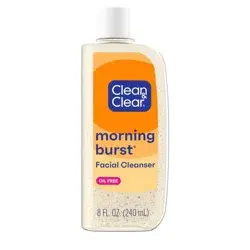 Clean & Clear Morning Burst Oil-Free Facial Cleanser with Brightening Vitamin C for all Skin Types - 8 fl oz