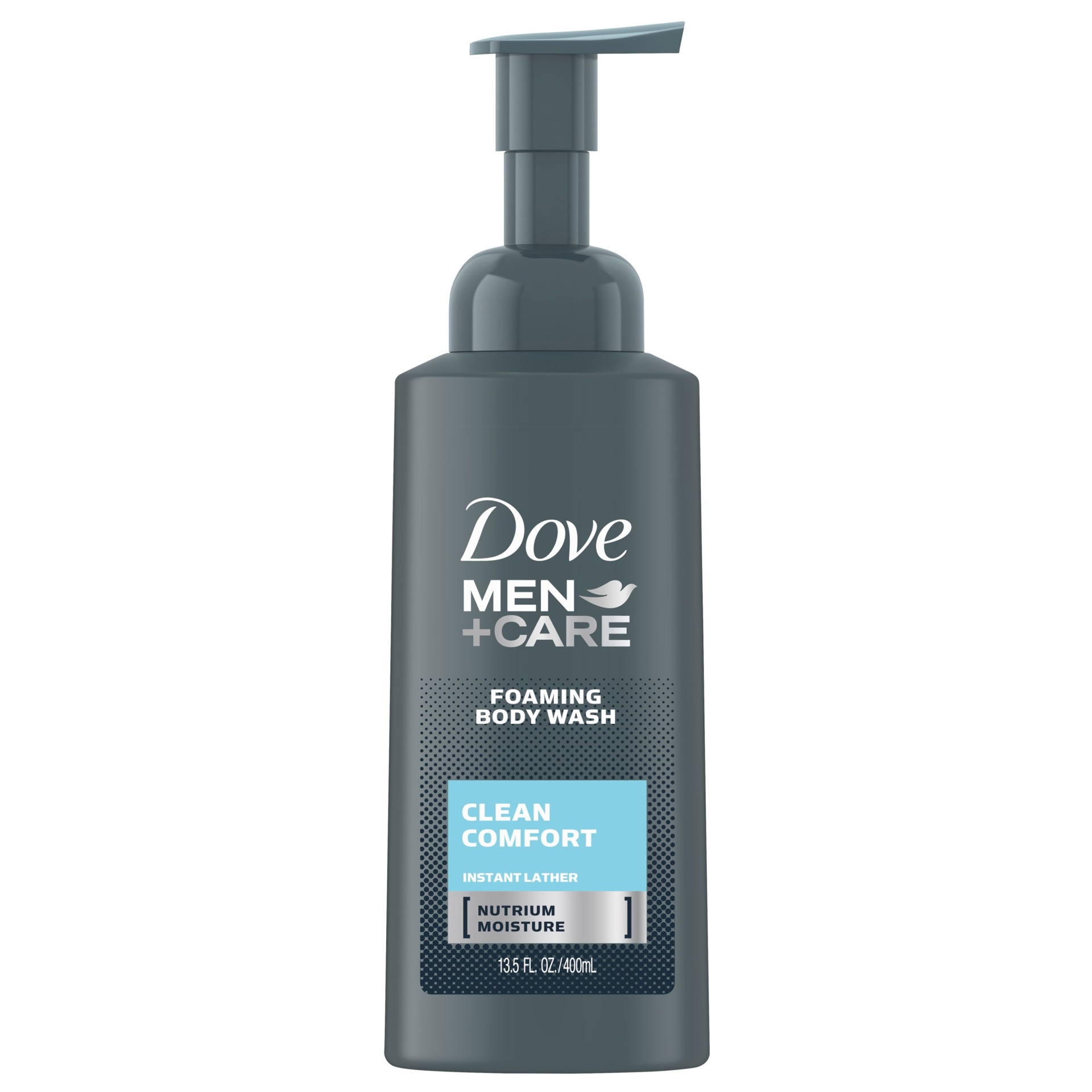 slide 1 of 4, Dove Men Shower Foam Clean Comfort, 13.5 fl oz