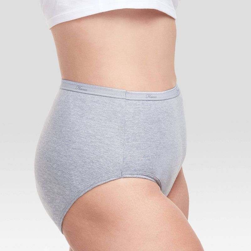 Hanes Women's Core Cotton Briefs Underwear 6pk - Multi 8 6 ct