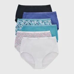 Hanes Women's Core Cotton Briefs Underwear 6pk - Multi 9