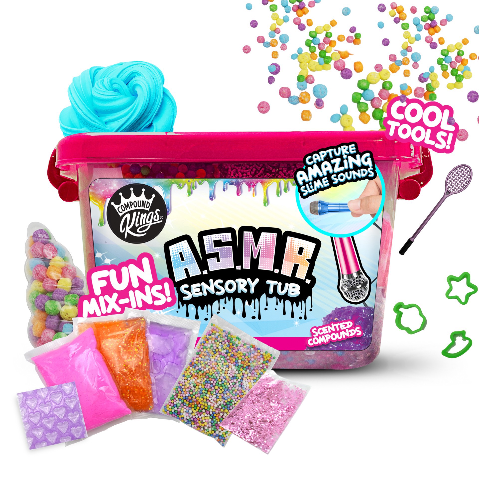 slide 3 of 5, Compound Kings A.s.m.r. Sensory Tub, 24 in x 2 in x 36 in tub size