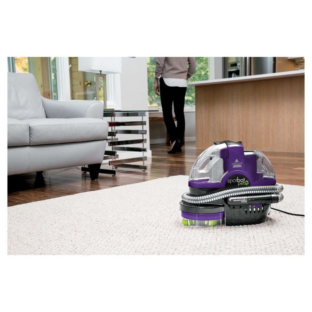 slide 6 of 8, BISSELL Spotbot Pet Robotic Portable Upholstery And Carpet Cleaner - Purple 2114, 1 ct