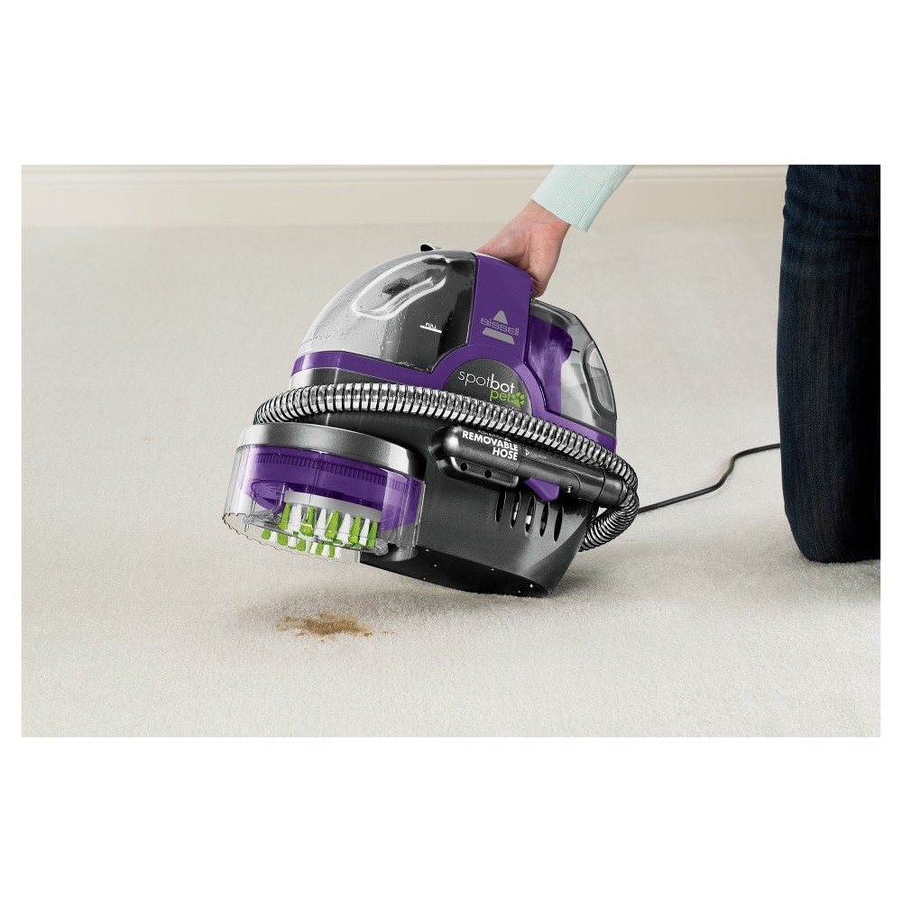 slide 8 of 8, BISSELL Spotbot Pet Robotic Portable Upholstery And Carpet Cleaner - Purple 2114, 1 ct