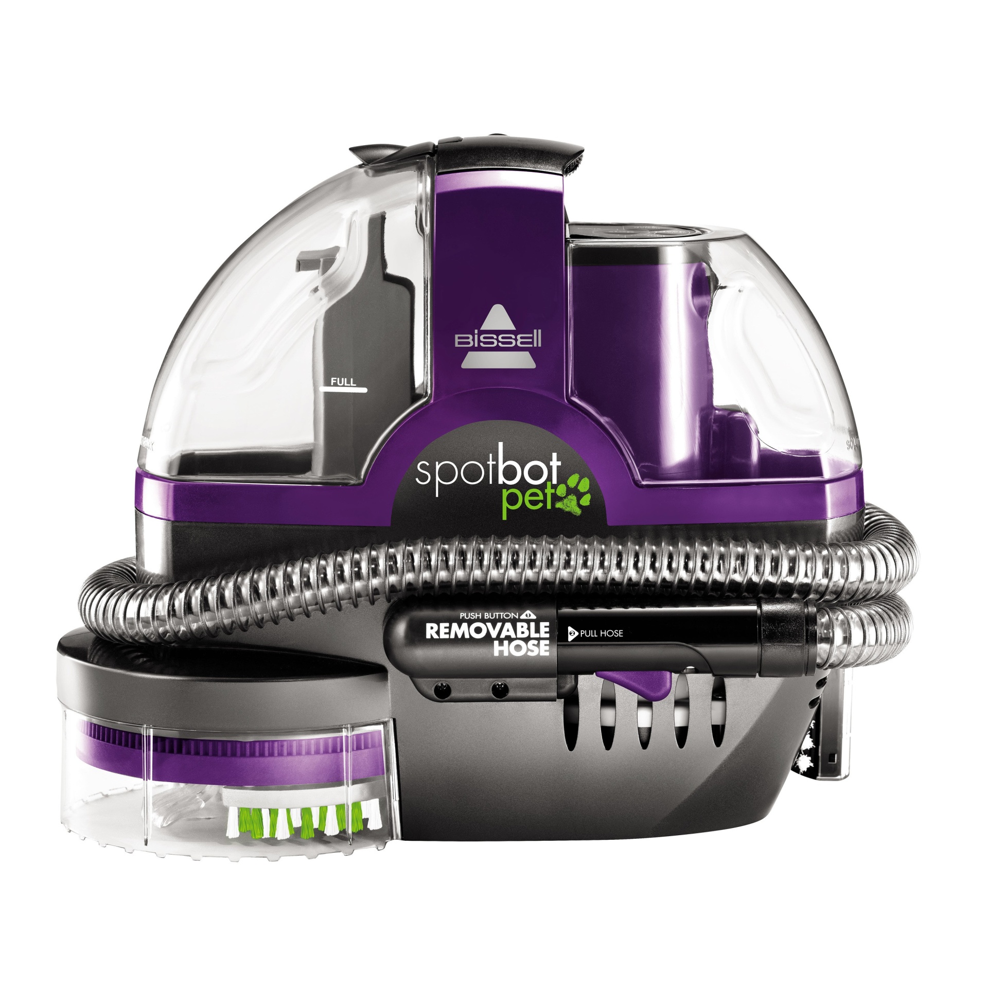 slide 1 of 8, BISSELL Spotbot Pet Robotic Portable Upholstery And Carpet Cleaner - Purple 2114, 1 ct