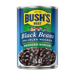 Bush's Reduced Sodium Black Beans - 15oz