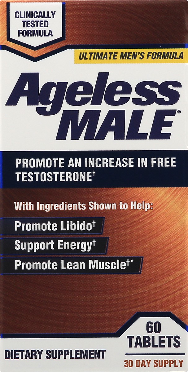 slide 6 of 9, Ageless Male New Vitality Ageless Male Tablets, 60 ct