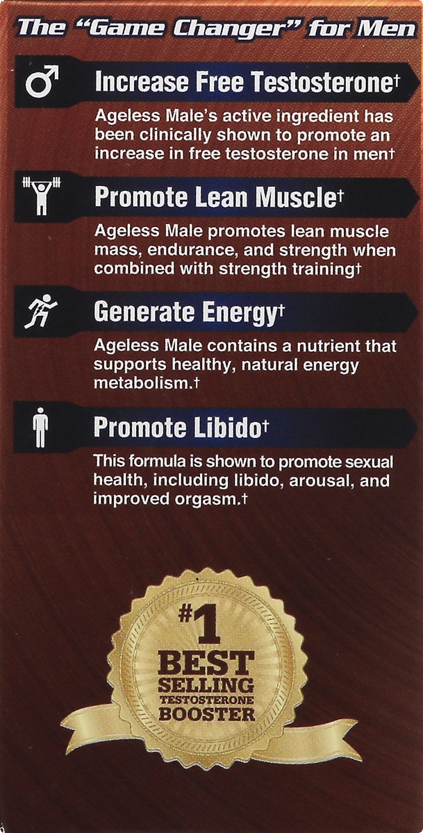 slide 7 of 9, Ageless Male New Vitality Ageless Male Tablets, 60 ct