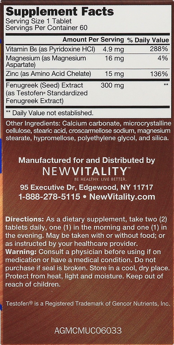 slide 8 of 9, Ageless Male New Vitality Ageless Male Tablets, 60 ct
