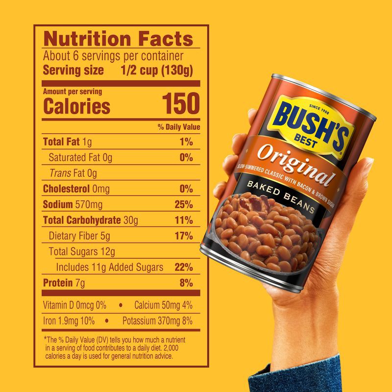 slide 2 of 8, Bush's Original Baked Beans - 28oz, 28 oz