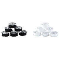 slide 10 of 13, Singer Class 66 Threaded Bobbins Black & White, 12 ct