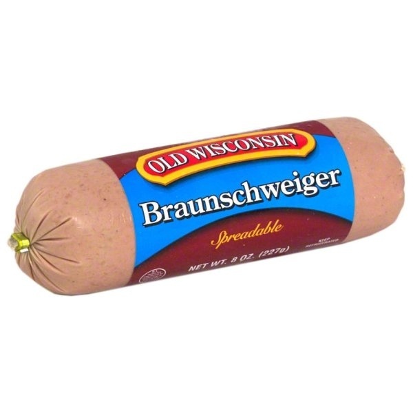 slide 1 of 1, Old Wisconsin Braunschweiger, 8 oz