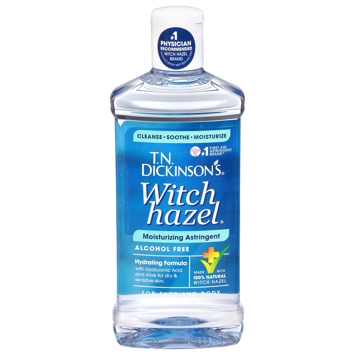slide 12 of 14, T.N. Dickinson's Witch Hazel Alcohol Free Moisturizing Astringent 16 fl oz, 16 fl oz