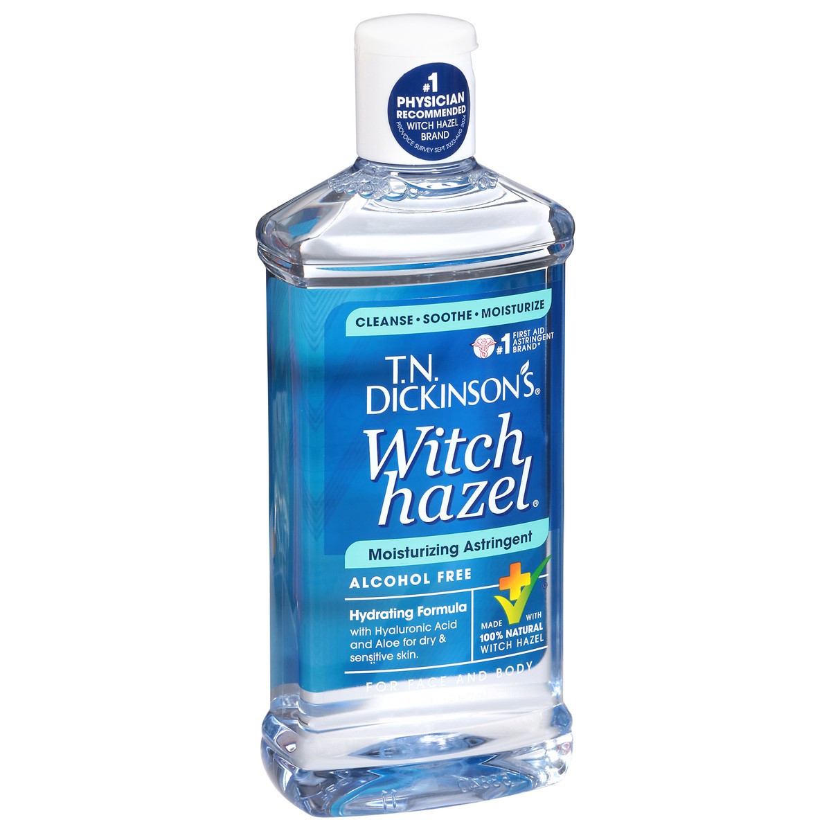 slide 2 of 14, T.N. Dickinson's Witch Hazel Alcohol Free Moisturizing Astringent 16 fl oz, 16 fl oz