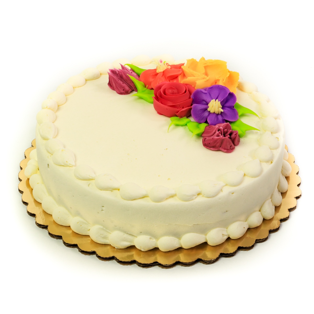 slide 1 of 1, 8 Single Layer Cake Marble/Whit, 