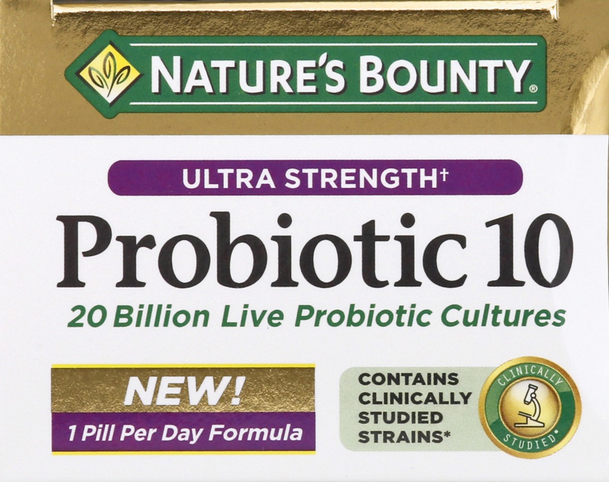 slide 8 of 9, Nature's Bounty Probiotic 10 30ct, 10 capsules, 30 ct