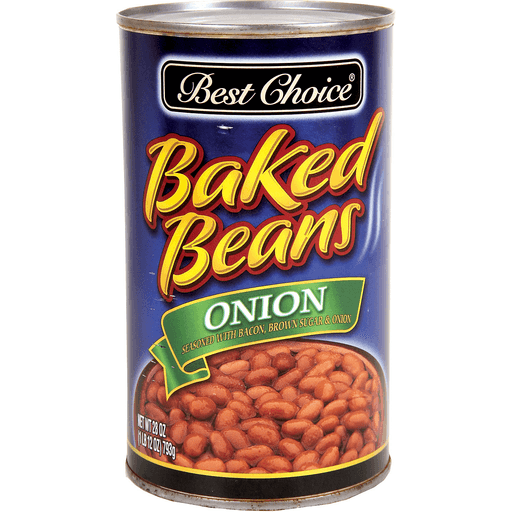 slide 1 of 1, Best Choice Onion Baked Beans, 28 oz