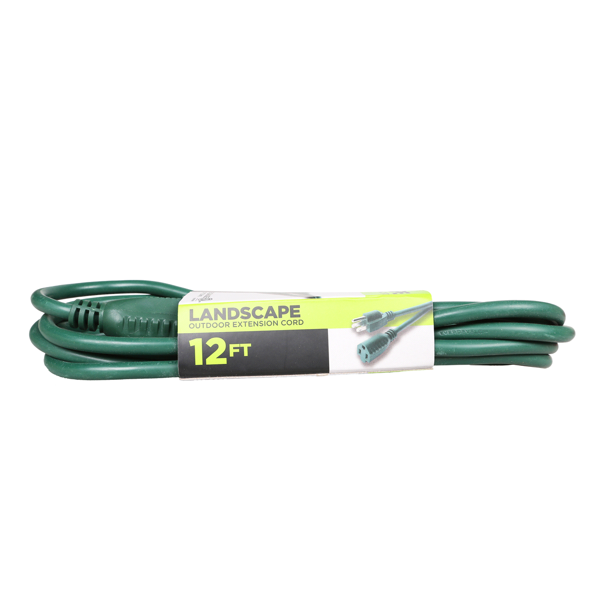 slide 9 of 9, Outdoor16/3 Extension Cord - Green, 12 ft