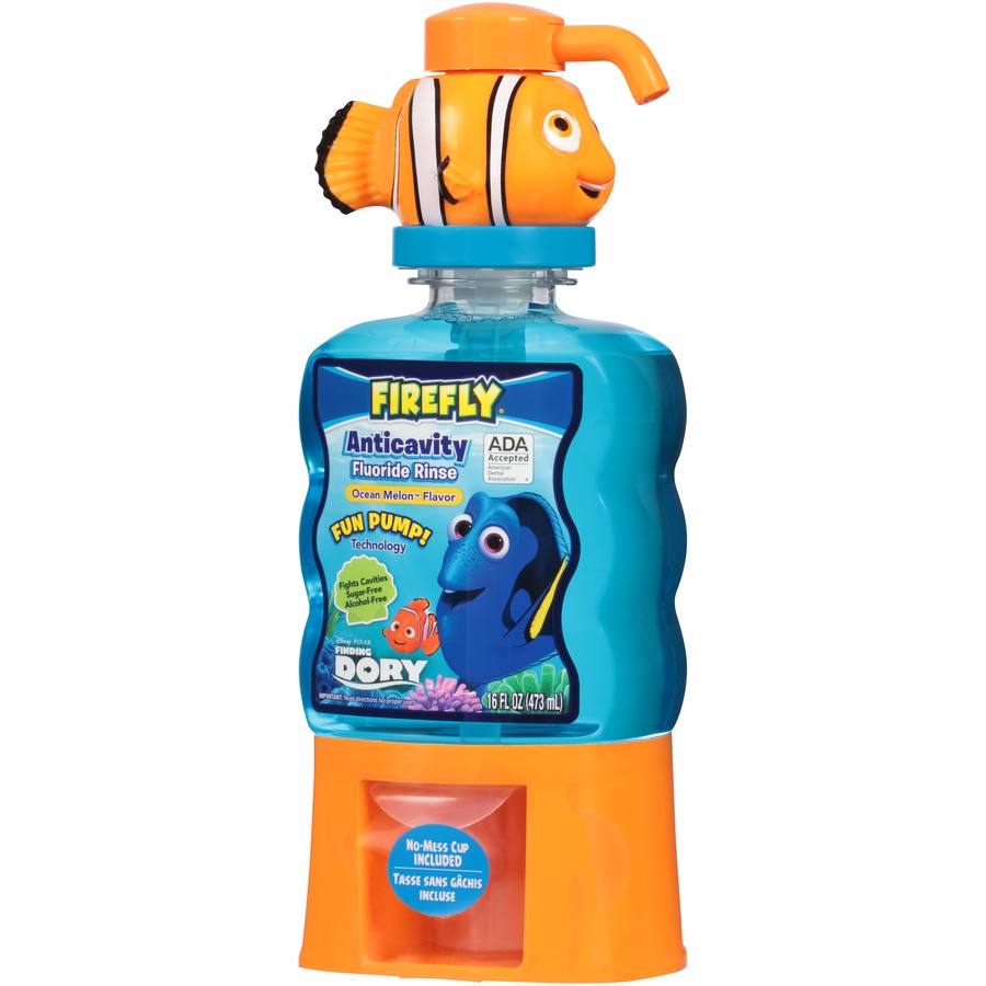 slide 3 of 6, Firefly Finding Dory Anticavity Fluoride Rinse, 16 oz